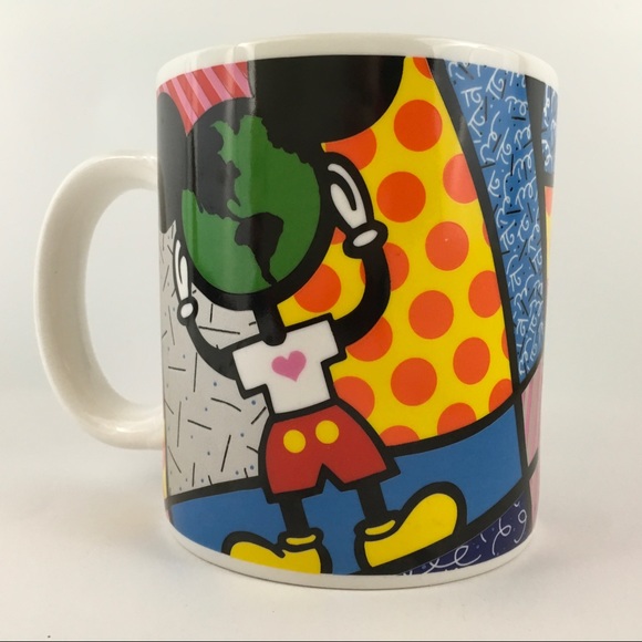 Romero Britto Mickey’s World 1997 Mug Mickey Mouse - Picture 4 of 8